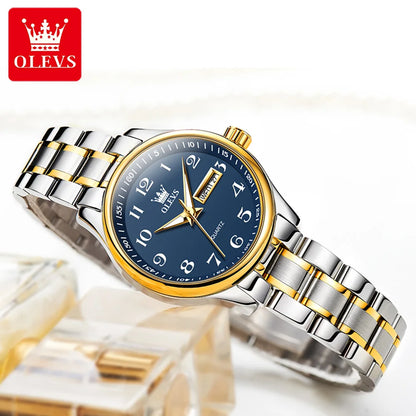 OLEVS Brand Ladies' Watch Quartz Watch Calendar Week Waterproof 5567