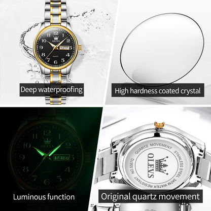 OLEVS Brand Ladies' Watch Quartz Watch Calendar Week Waterproof 5567