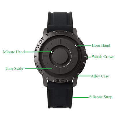 Magnetic Watch Men Luxury Brand Quartz Wrist Watches
