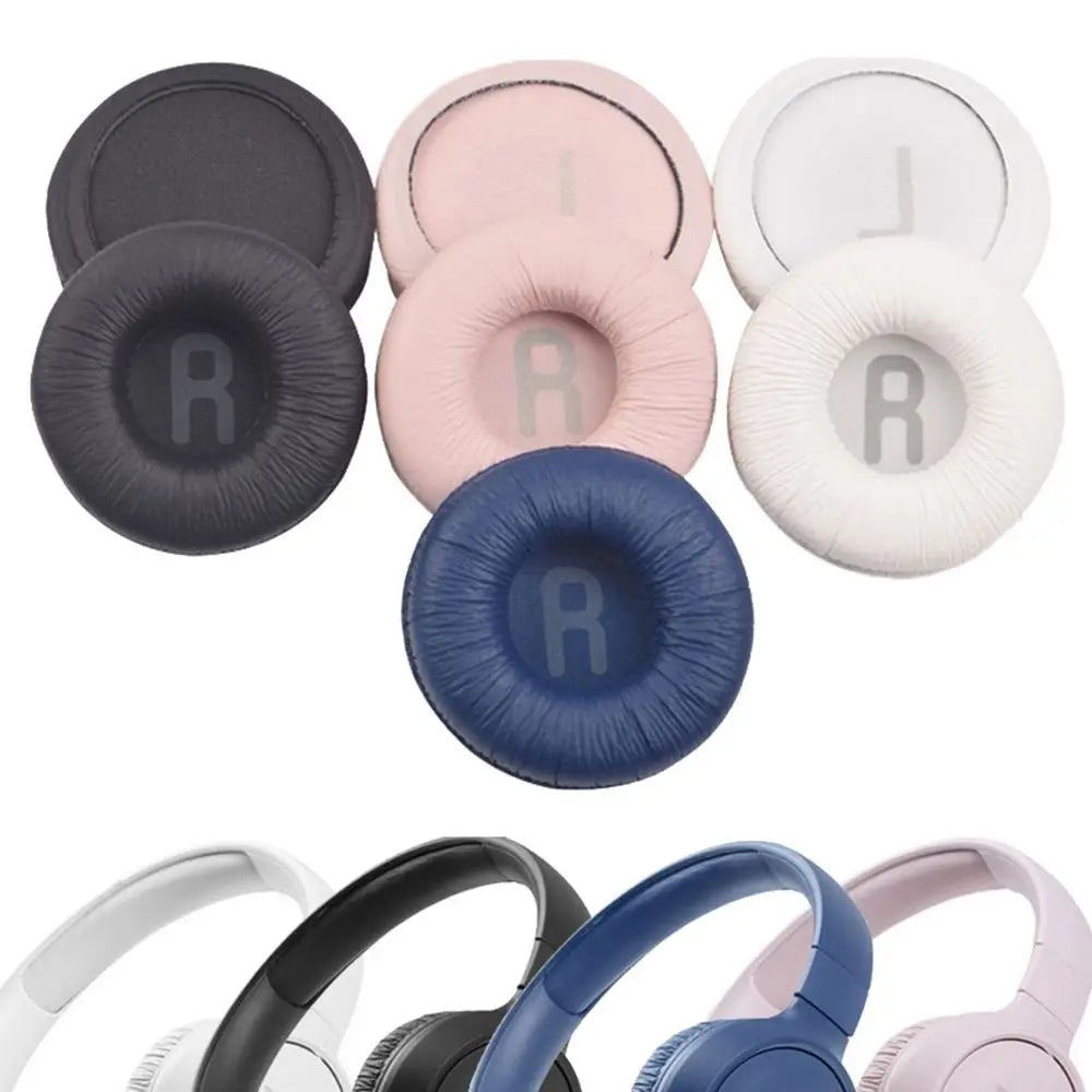 1Pair 70mm Replacement Earpads For JBL T450BT T500BT Tune600 660 510BT Ear Cushions Pad Covers Top Headband Headphone Headset