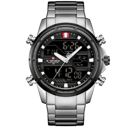 Naviforce 9138 Mens Watch - Silver_0