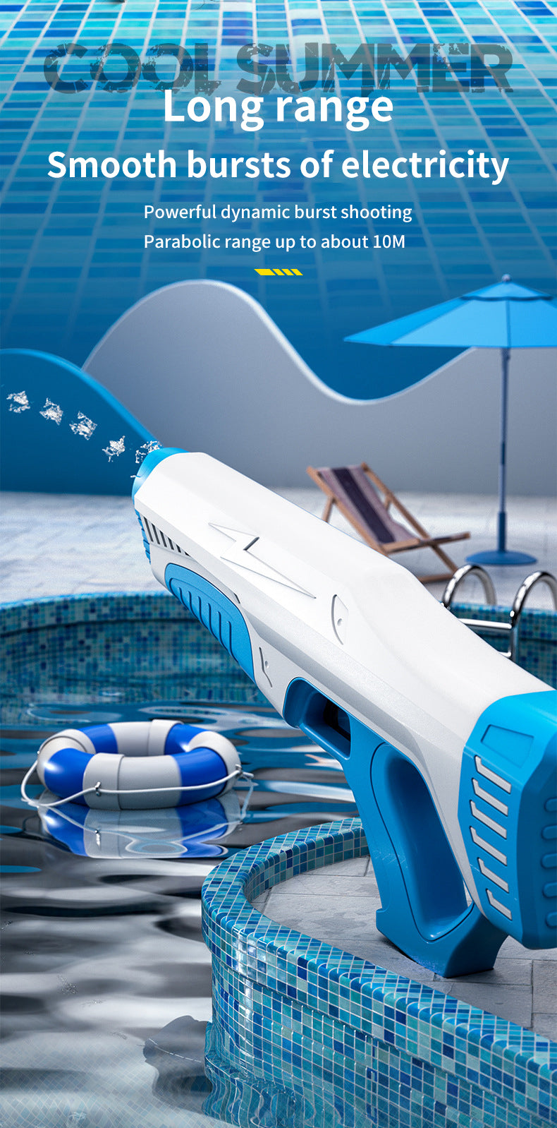 Electric Water gun - Blue_1