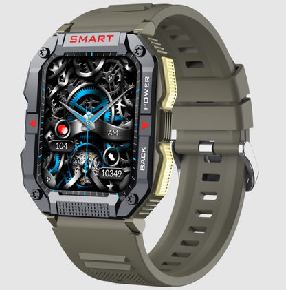 YK01 Smart Watch for Outdoor Sports - Army Green_0