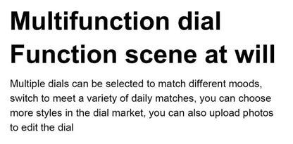 EX105 Smart Watch encoder wireless charging payment function - Black_3