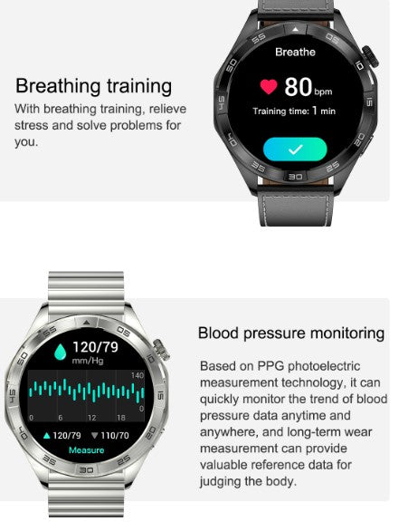 EX105 Smart Watch encoder wireless charging payment function - Black_8