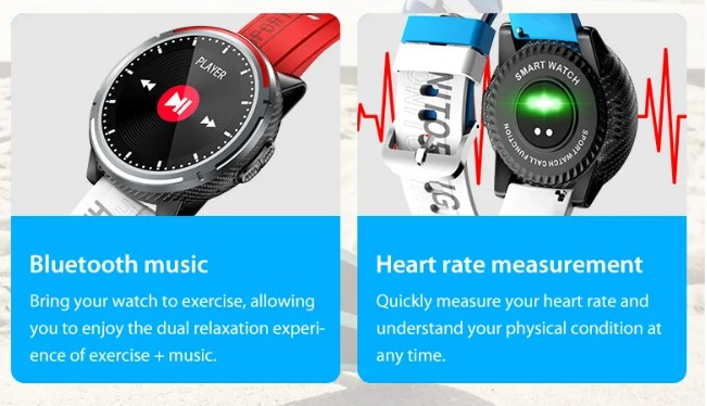 LEMFO New Smart Watch Men - Blue_4