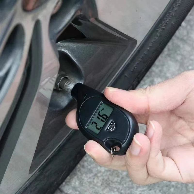 Tire Gauge Digital With LCD Display Car Tire Air Pressure Tester Meter Auto Motorcycle Tire SafetTire Safety Alarm Testing Tools