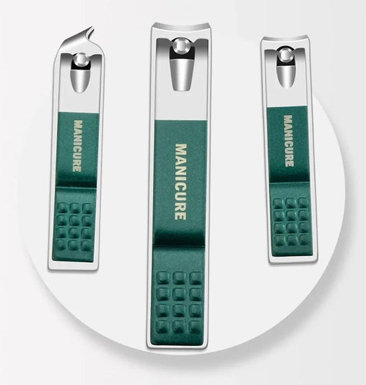 6-9 Pcs Manicure Set With Leather Case Professional Foot And Face Care Tool Kits Stainless Steel Nail Clipper Sets Gift