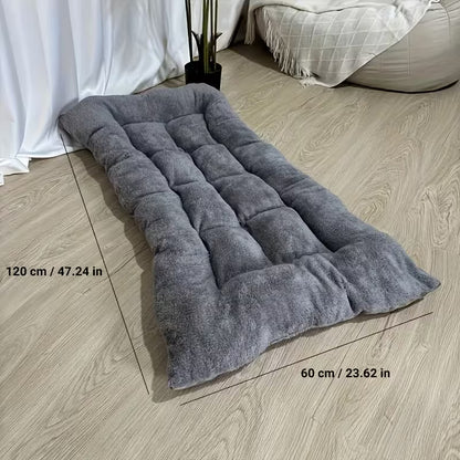 2 Piece Pet Plush Cushion Bed Set