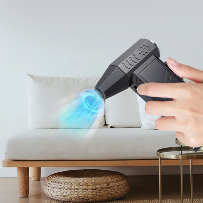300000RPM Electric Air Duster Rechargeable Powerful Air Blower Multifunctional Portable Turbo Jet Fan Strong Power for Home Car