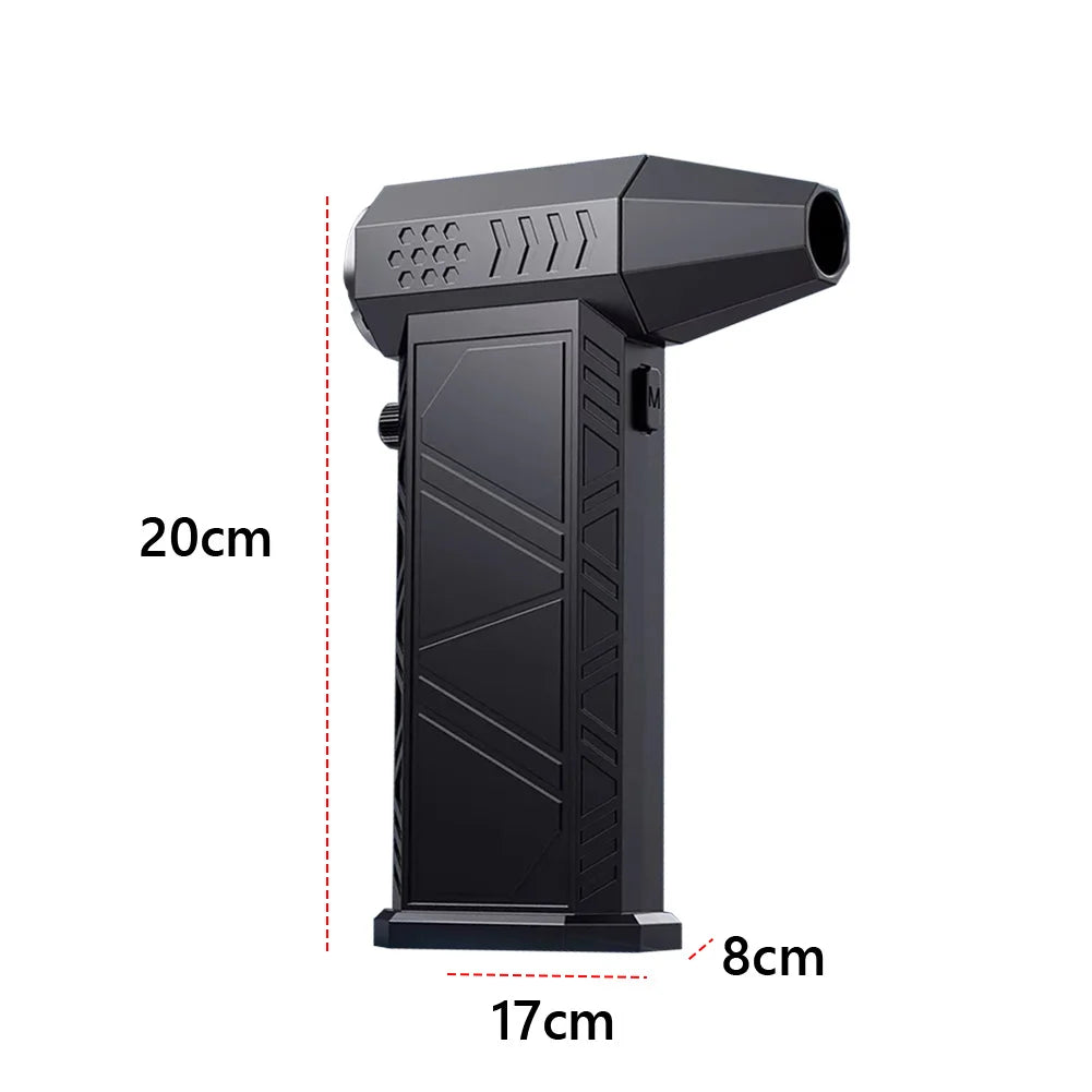 300000RPM Electric Air Duster Rechargeable Powerful Air Blower Multifunctional Portable Turbo Jet Fan Strong Power for Home Car