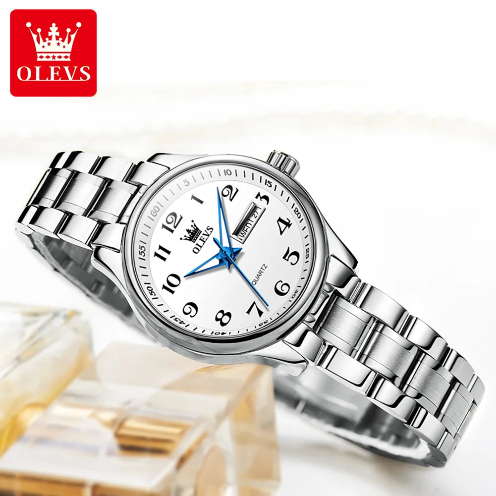 OLEVS Brand Ladies' Watch Quartz Watch Calendar Week Waterproof 5567