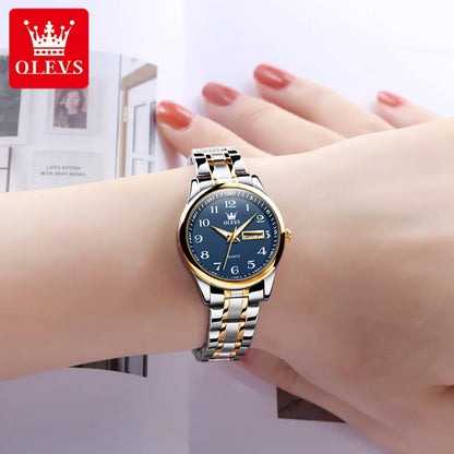 OLEVS Brand Ladies' Watch Quartz Watch Calendar Week Waterproof 5567