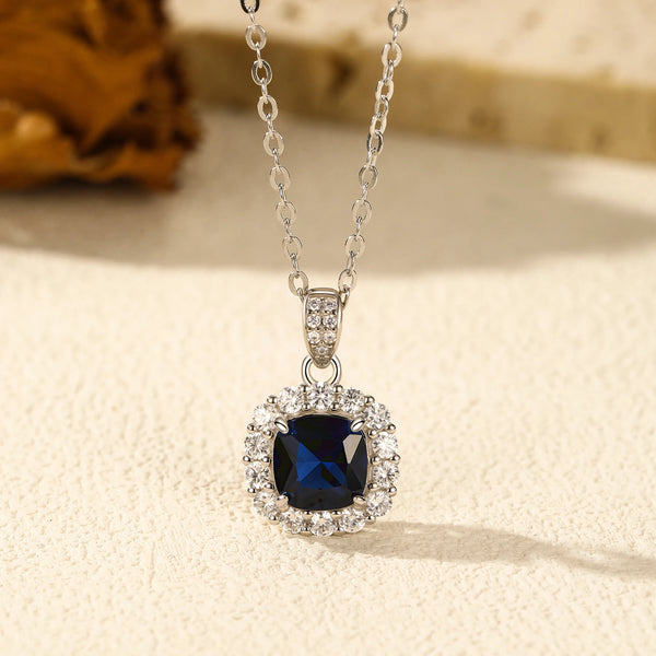 Royal Geometric Silver Pendant