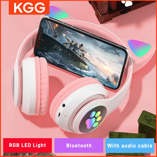 GlowCat Wireless Headphones